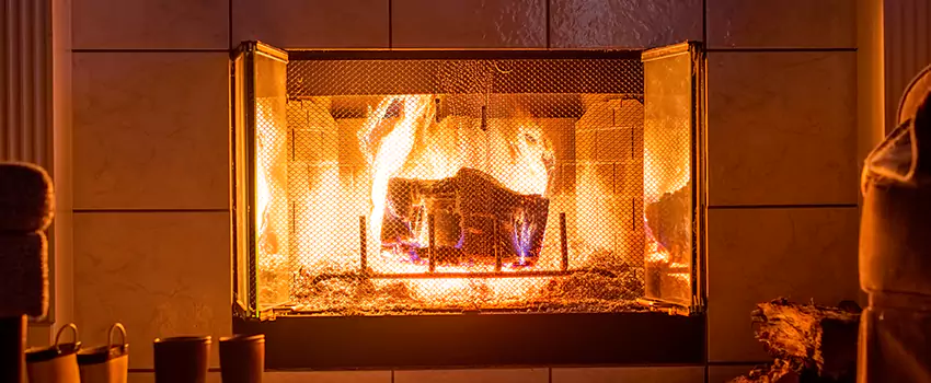 Mendota Hearth Landscape Fireplace Installation in Aberdeen, Washington