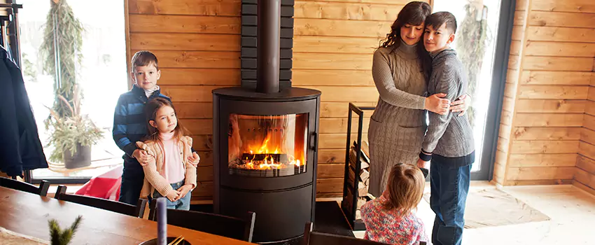 Morso Cast Iron Fireplace Insert Installation in Aberdeen, Washington