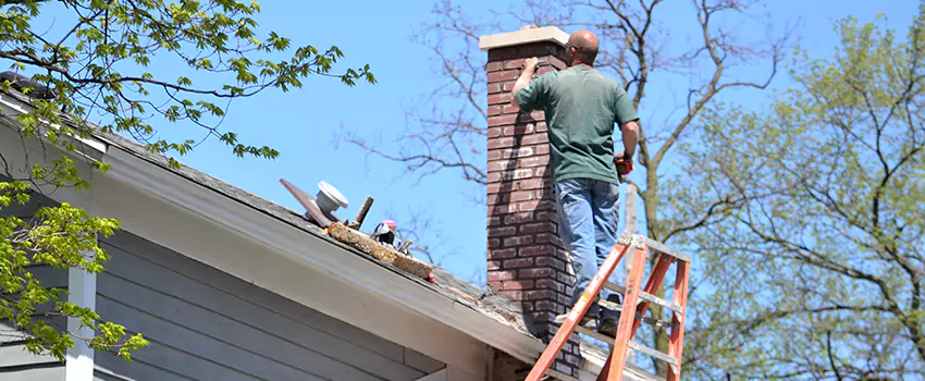 Vinyl and PVC Chimney Flashing Installation in Aberdeen, WA